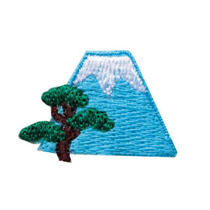 Embroidery patch ''Mt. Fuji'' [Blue]
