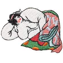 Embroidery patch "Nebutori the lazy woman