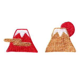 Embroidery patch ''Mt. Fuji'' [Red]