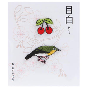 Embroidery patch ''White-eye''