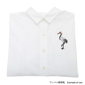 Embroidery patch ''Red-Crowned Crane''