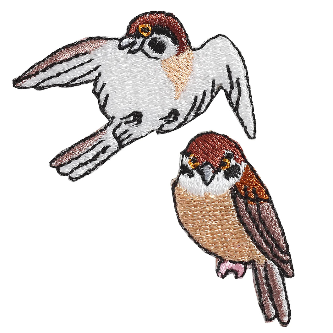 Embroidery patch ''Sparrow''