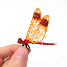 Embroidery patch / Insects "Banded darter dragonfly"