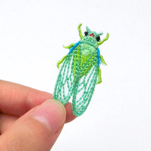 Embroidery patch / Insects "Min-min cicada"