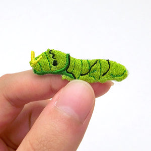 Embroidery patch / Insects "Swallowtail caterpillar”