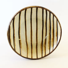 Slipware plate S (stripe)