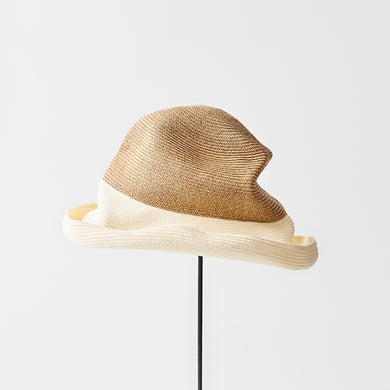 BOXED HAT / 11cm brim 2tone color / M – MONO SHOP