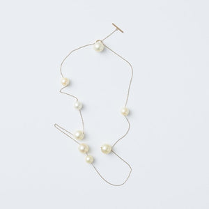 Pearl Necklace/ LuLu -Honey Beige