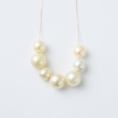 Pearl Necklace/ LuLu -Honey Beige