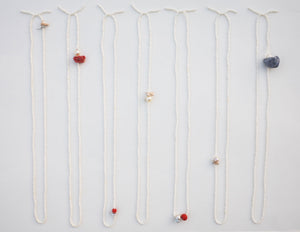 'Sea Change Pieces’ Sea bamboo necklace short 1
