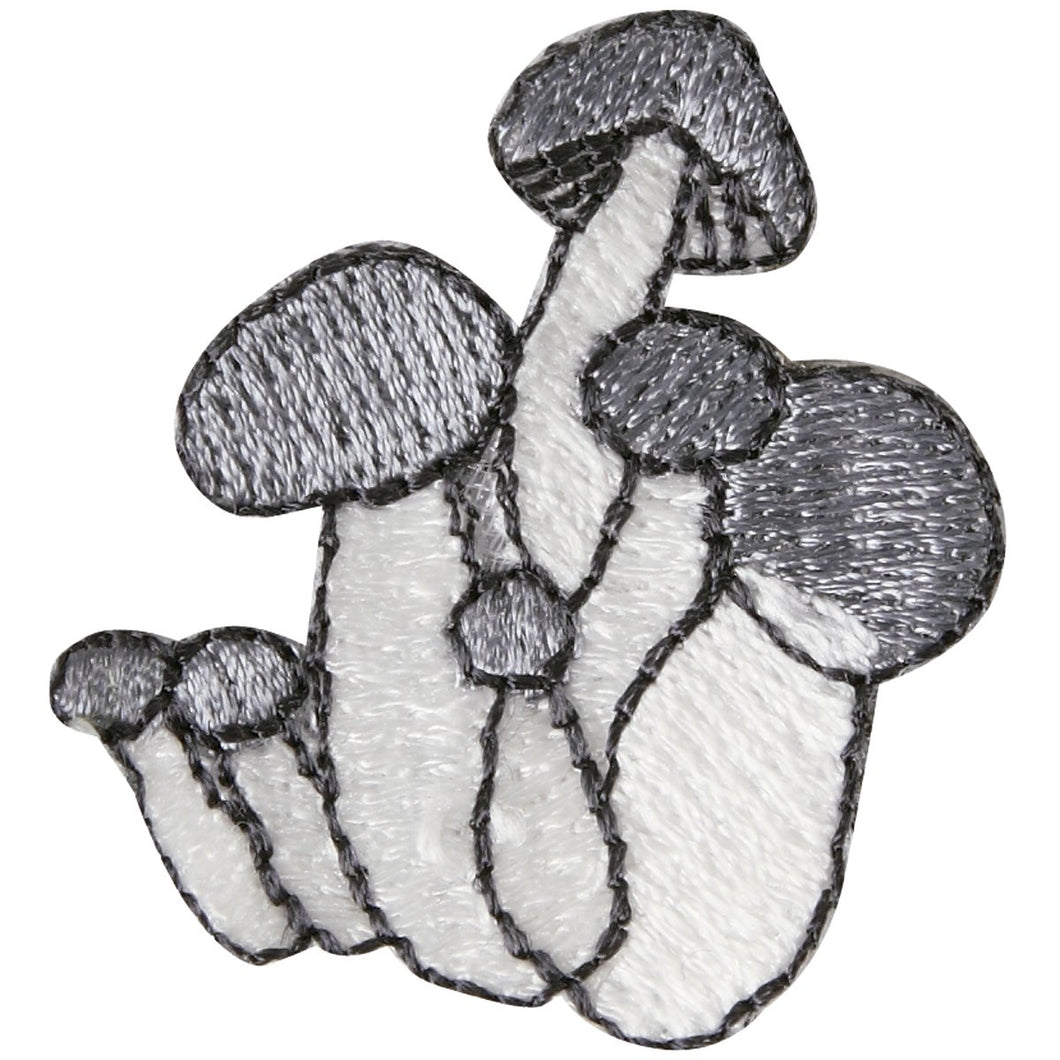 Embroidery patch ''Hon Shimeji Mushroom