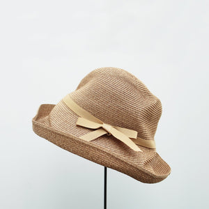 BOXED HAT / 11cm brim grosgrain ribbon / M