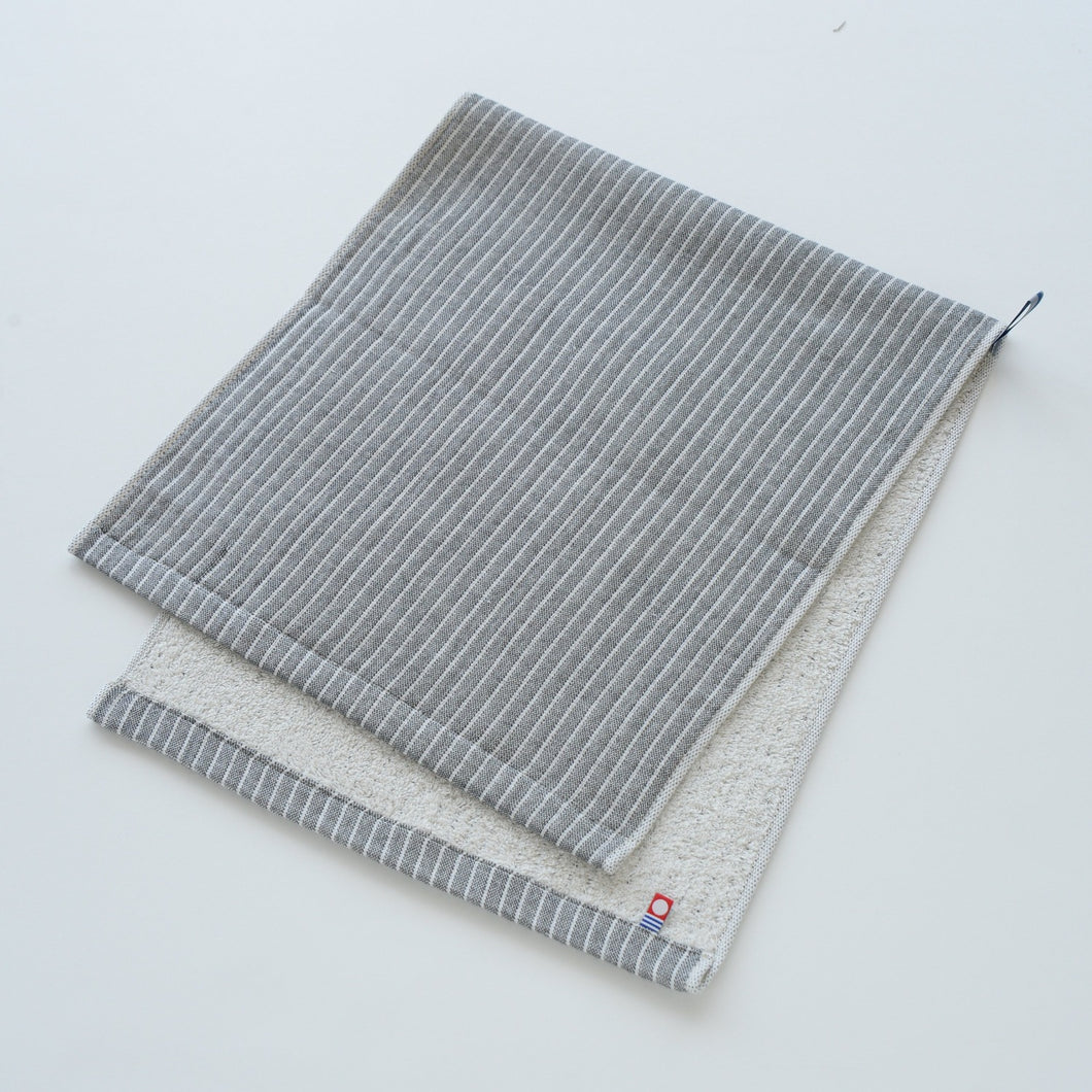 Organic Cotton Face & Kitchen Towel  / stripe