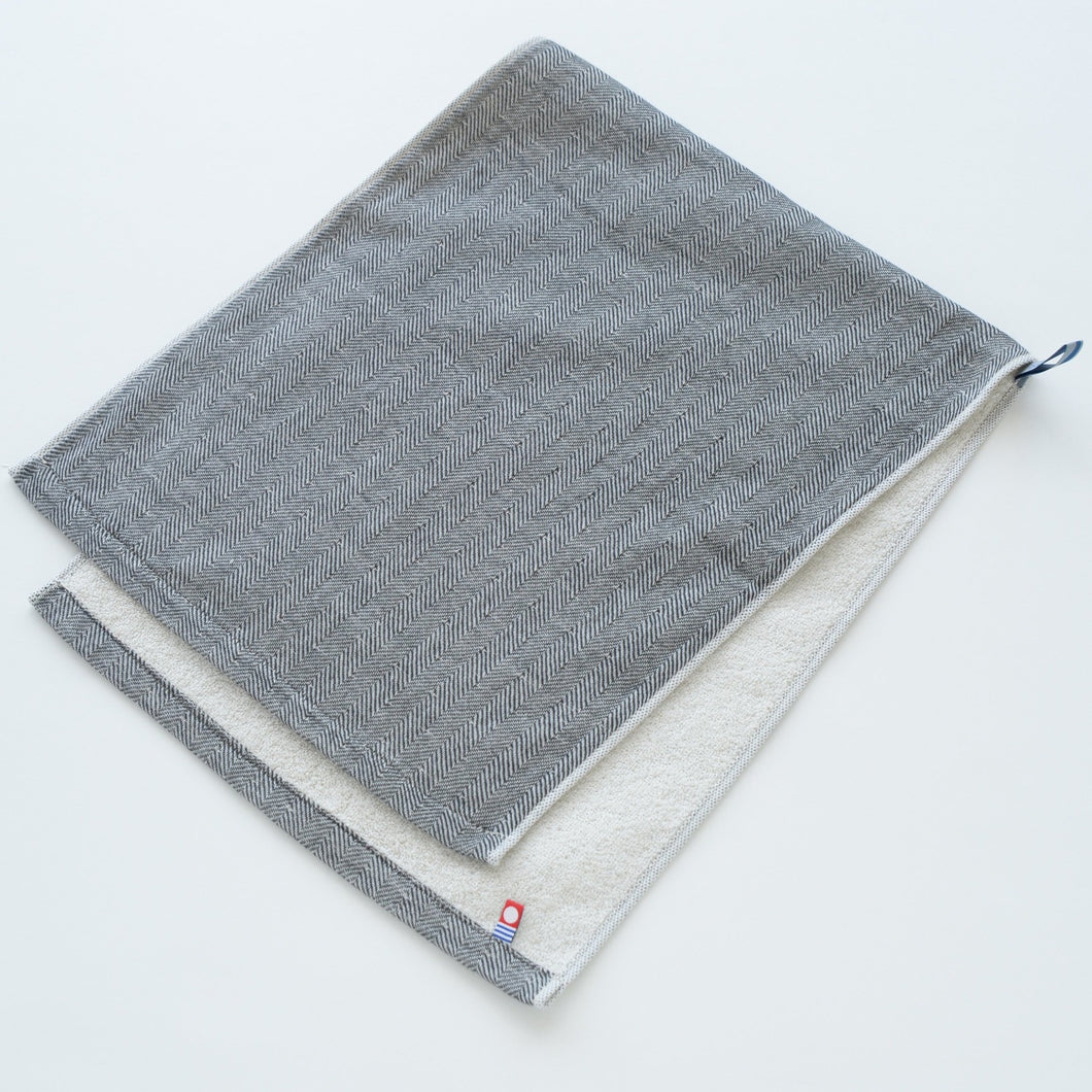 Organic Cotton Face & Kitchen Towel / herringbone