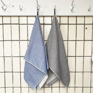 Organic Cotton Face & Kitchen Towel  / stripe