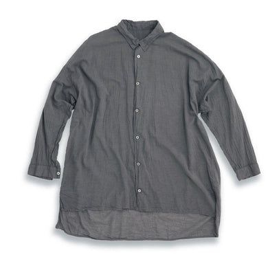 Airy Throwover Wide Shirt