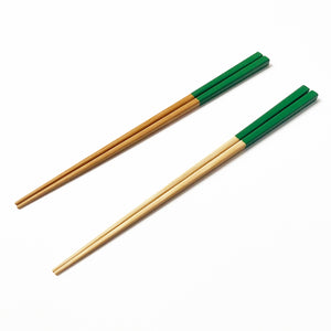 White Bamboo Chopstick / Green