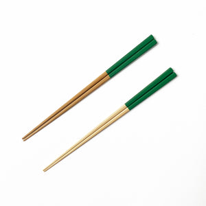 White Bamboo Chopstick / Green