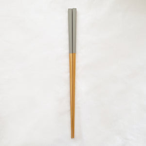 White Bamboo Chopstick / Grey