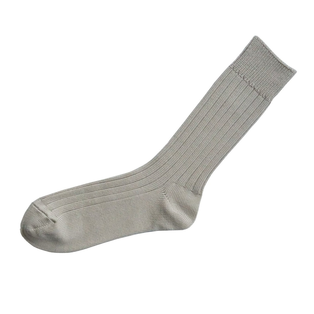 EGYPTIAN COTTON RIBBED SOCKS / M