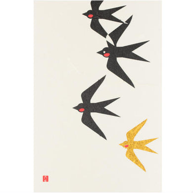 Postcard - Swallows