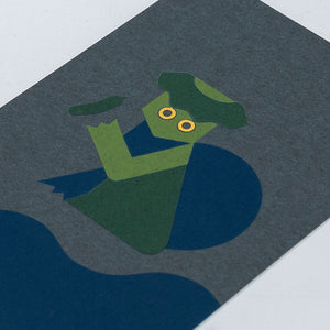 Postcard - Japanese Ghost / Kappa