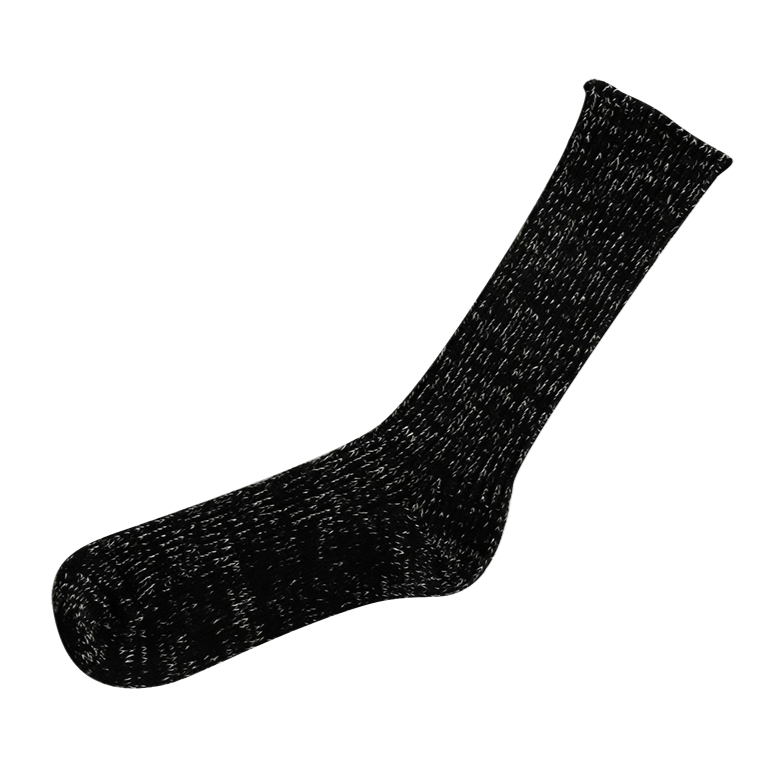 HEMP COTTON RIBBED SOCKS / L