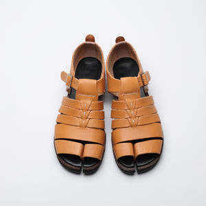 Tabito / Tabi Sandals (leather) / Natural